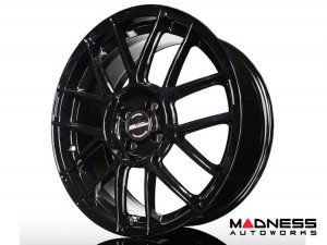 FIAT 500 Custom Wheels - 9esse - Fondmetal - Gloss Black - 17"